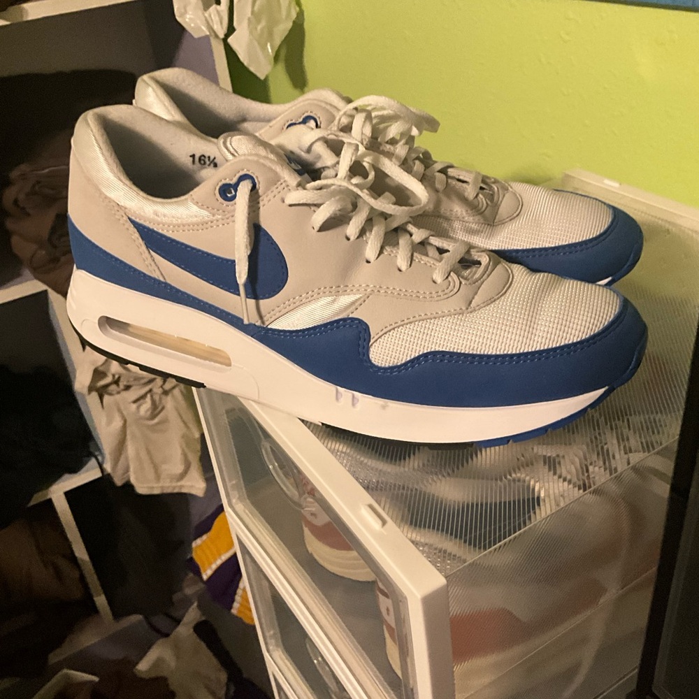 Size 16.5W/15M - Nike Air Max 1 '86 OG Big Bubble - Royal Blue W